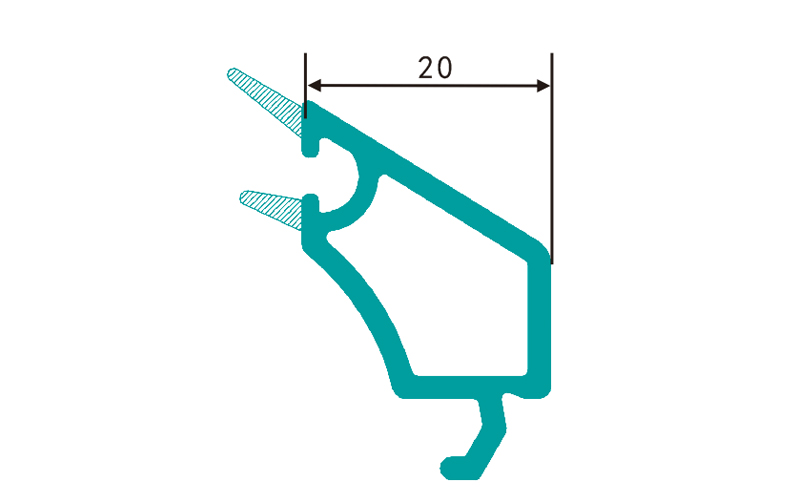 PC70SY（0.21kg/m）-PVC profiles for doors and windows