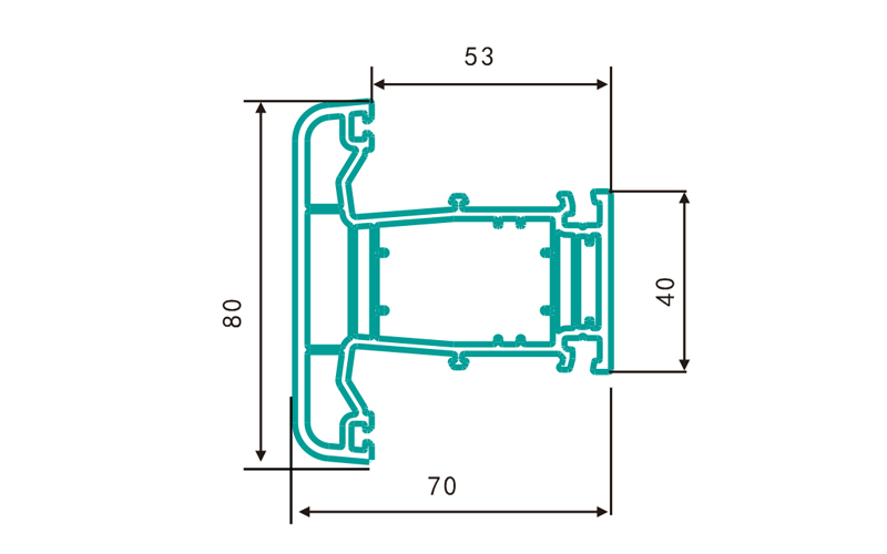 PC70ST-PVC profiles for doors and windows