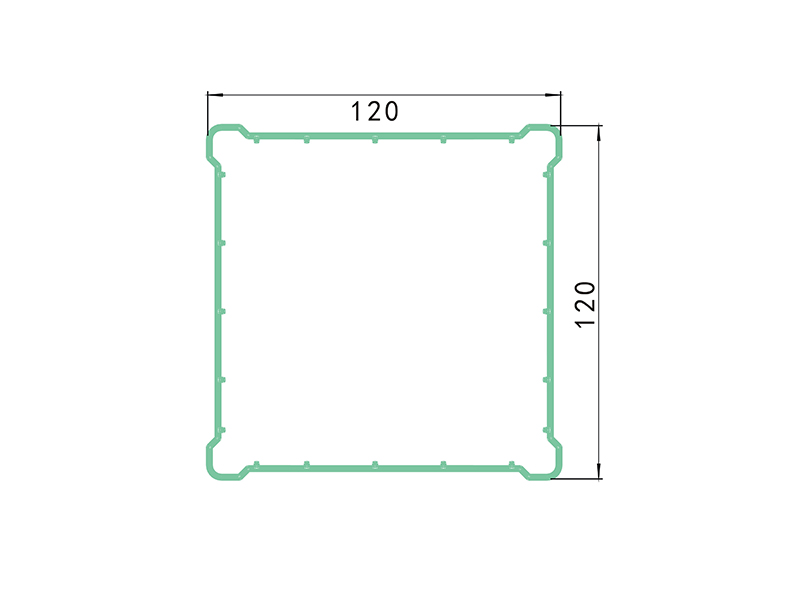 post 1 ALZ1-PVC Fence Profiles and accessories