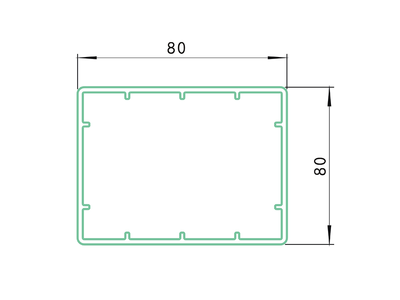 rail LAF-018-PVC Fence Profiles and accessories