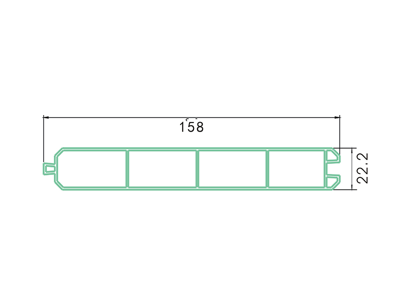 panel LAF-004-PVC Fence Profiles and accessories