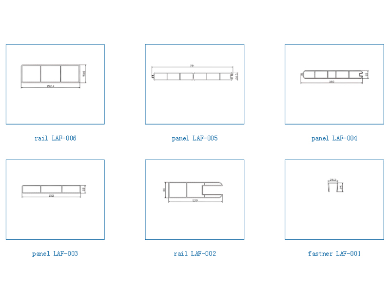 Fence profile-PVC Fence Profiles and accessories